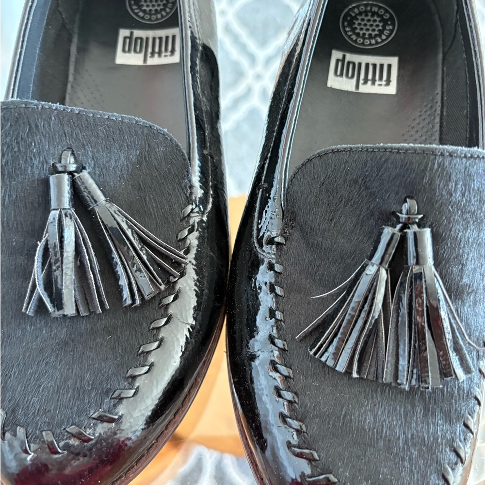 Fratelli Rossetti Glossy Black Tassel Loafers
